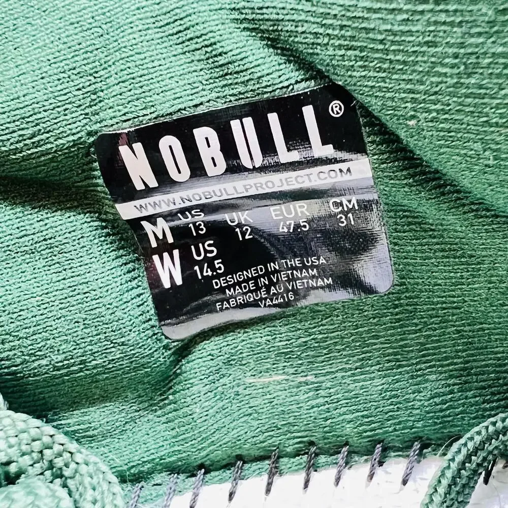 NOBULL Shoes Mens 13 Green Drive Mesh Road Running Athletic Sneakers Comfort